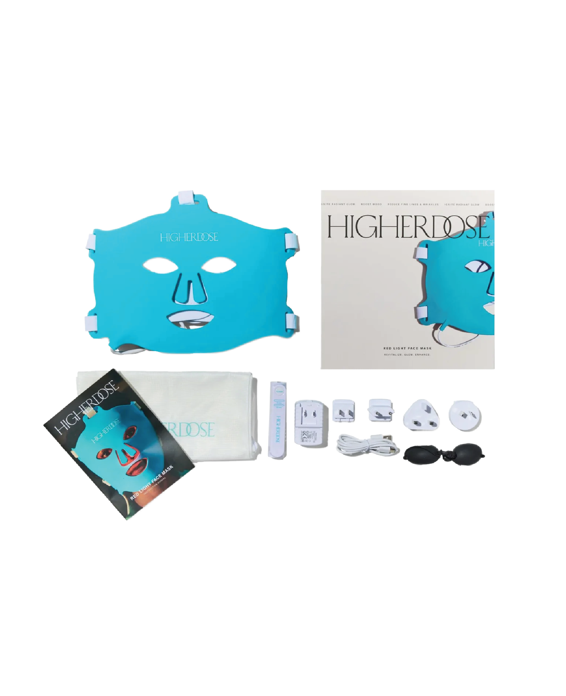 HigherDOSE Red Light Face Mask